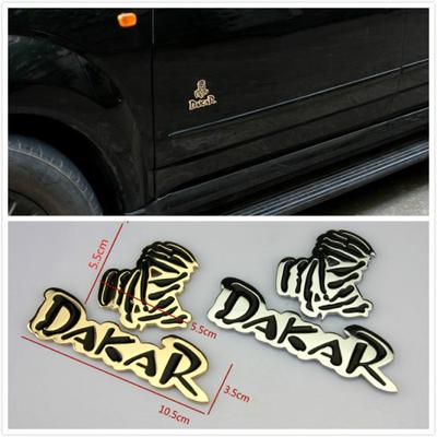 Metal 3D DAKAR Car Stickers Car Decoration Car Modification