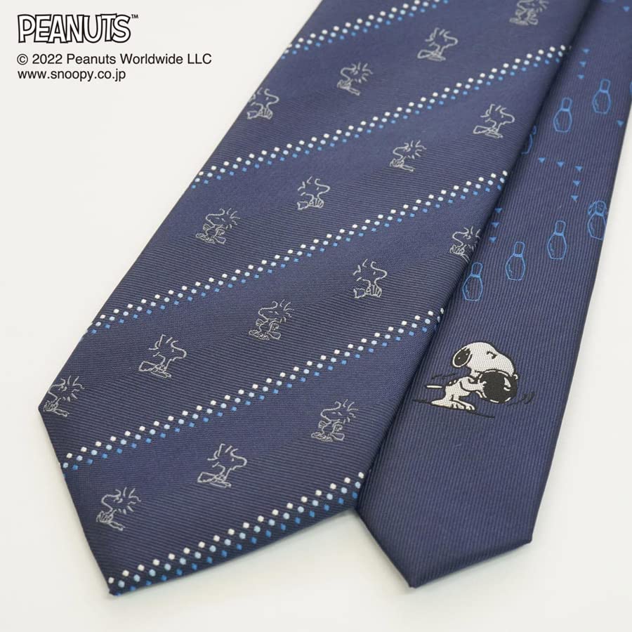 Peanuts Snoopy Tie PND48166 Navy Blue SNOOPY Business Brand Tie Gift