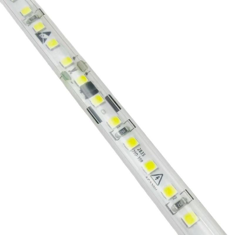 Driverless 2835 LED Strip, 120 LEDs, Self-Adhesive, Waterproof, 110V/220V, Linear for Garden