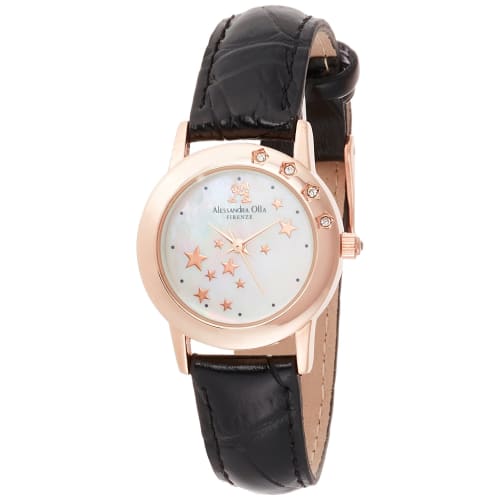 

Женские часы Alessandra Olla «Падающая звезда», черные, AO-810 BK