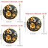 Charming Acrylic Bee Wreath Pendant Colorful Cartoon Car Decor Keychain Gift