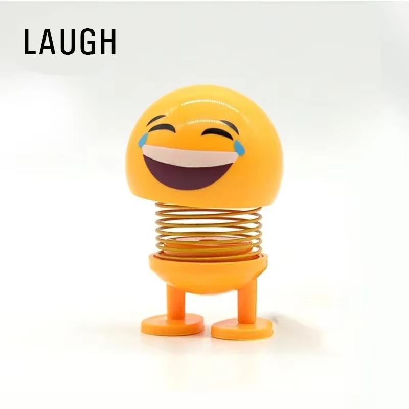 Car interior decoration decoration funny doll shaking head emoticons beautiful Internet red little idea