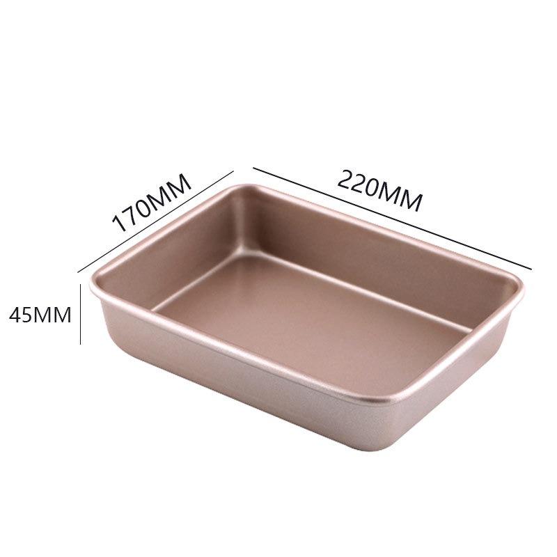 Rectangle Loaf Pan Round Shape Bread Baking Mould Cake Bread Toast Non-Stick Toast Box with Lid Household Kitchen Baking Tools