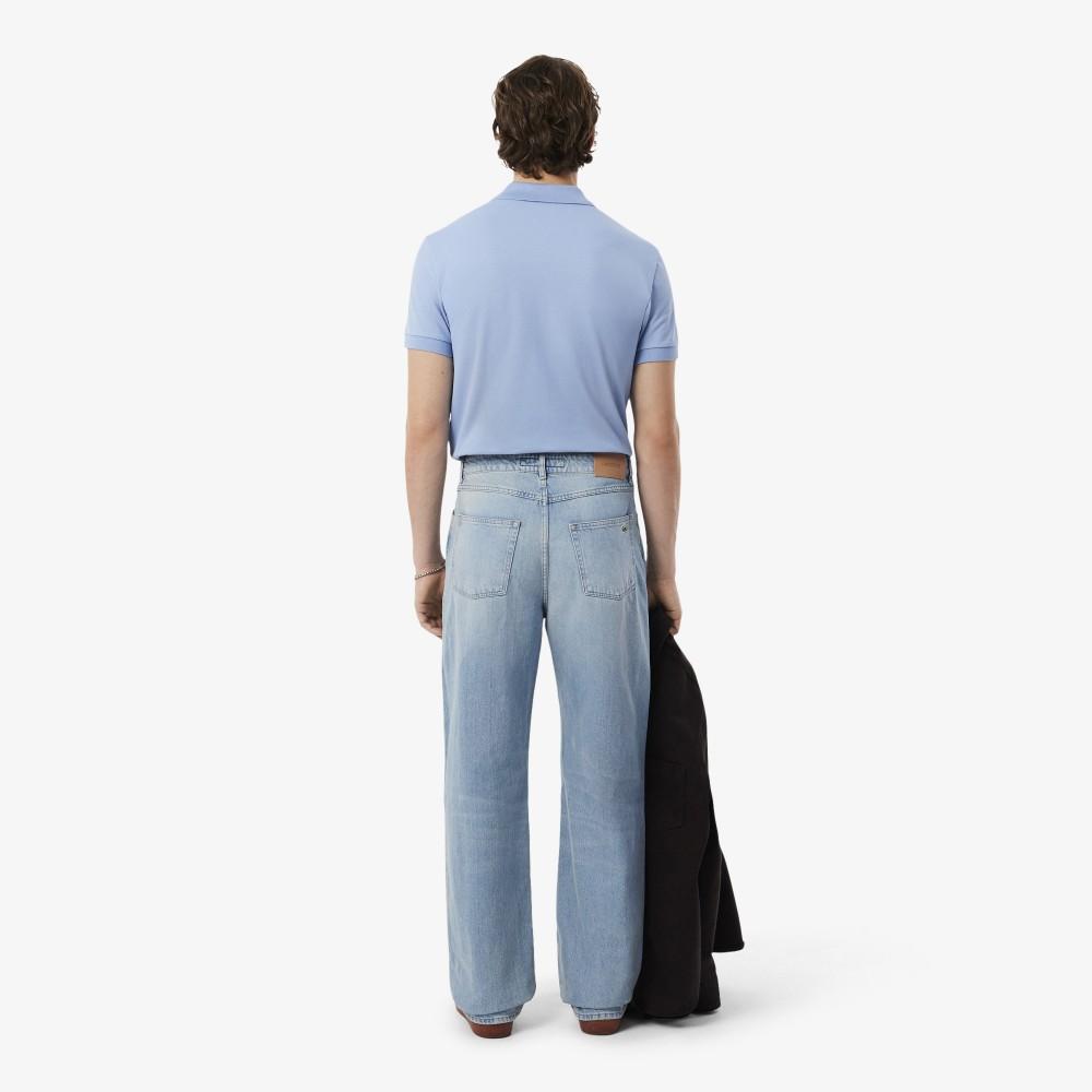 [lacoste] Men's Loose Fit Denim Bermuda Shorts HH4963-56GMKU