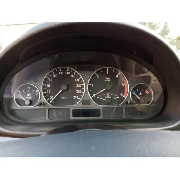 4pcs Car Accessories Interior Decorative Speed Meter Gauge Cluster Bezel Dashboard Dial Dash Ring For BMW E46 M3 3 Series