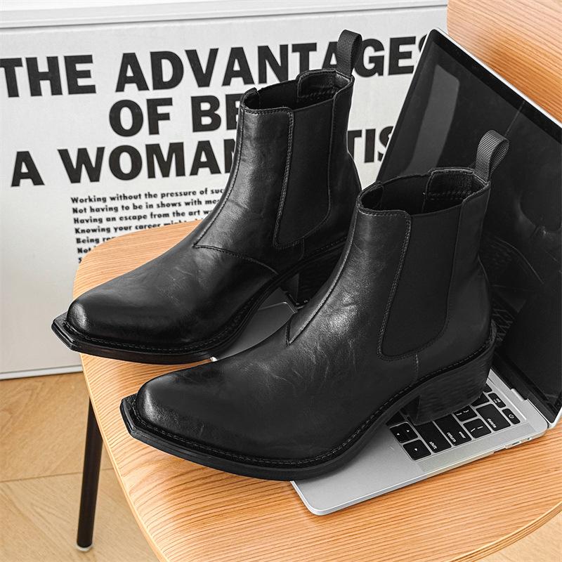 2024 Ősz Unisex Plusz Bársony Meleg Felbújós Vastag Talpú Bakancs