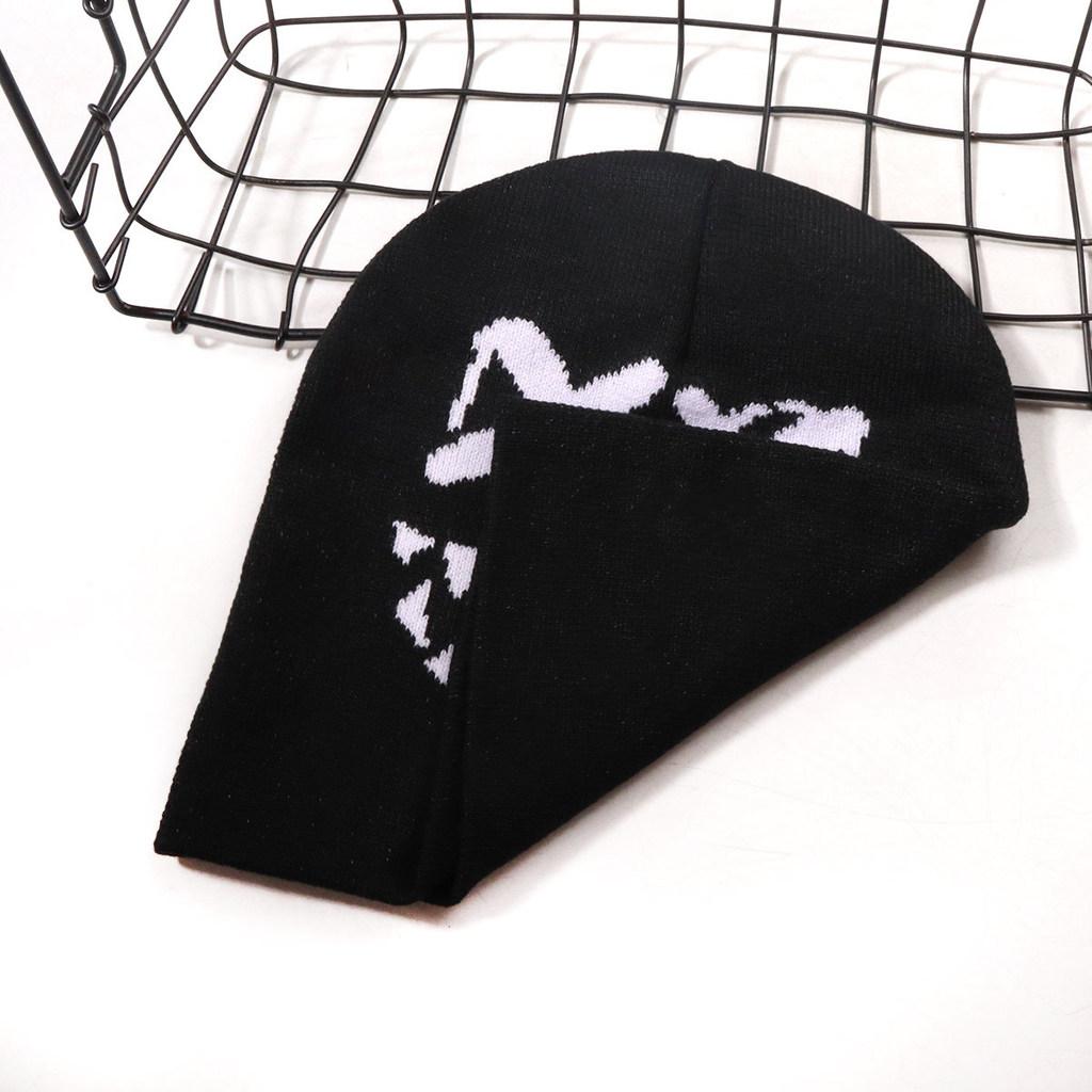 Halloween Kürbis Totenkopf Strickmütze Für Streetwear Und Lässige Winterwärme