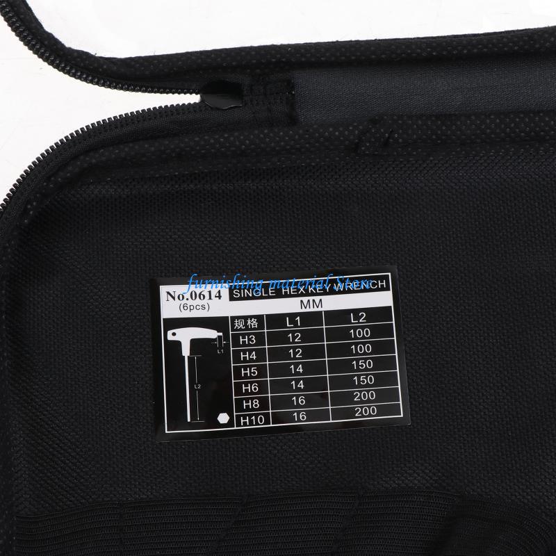 Y5GD 6x T-handle Allen Wrench Set Multifunctional Allen for Key Set H3-H10 for Factor China Mainland