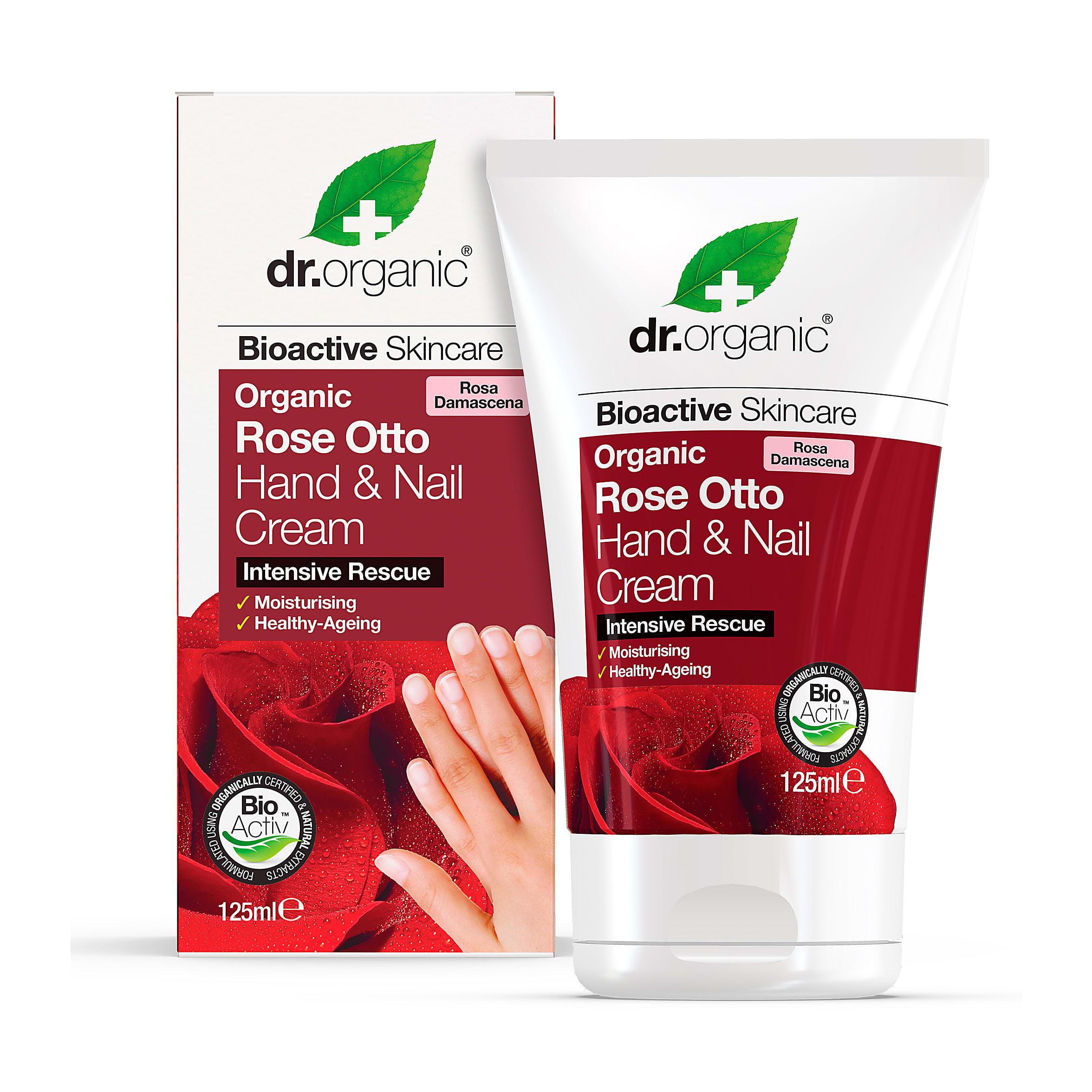 

Крем для рук та нігтів з маслом троянди Отто Dr.Organic 125 мл