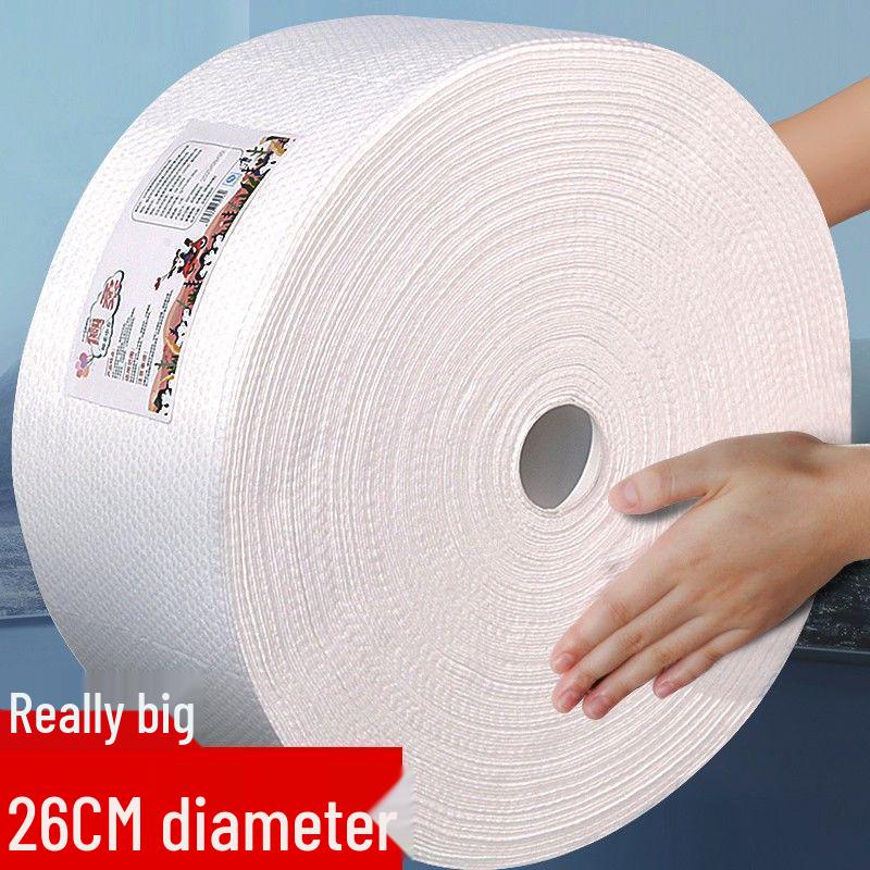 Extra Large Thick Cotton Roll Disposable Face Towels for Makeup Removal and Cleansing
