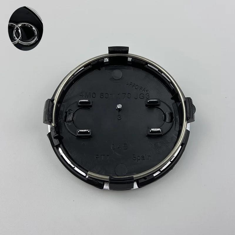 For Audi A1 4pcs 60mm 61mm 68mm 69mm Audi Hub Caps Car Wheel Center Caps For Audi A1 A2 A3 A4 A5 A6 A7 A8 S3 S6 Q3 Q5 Q7 Accessories