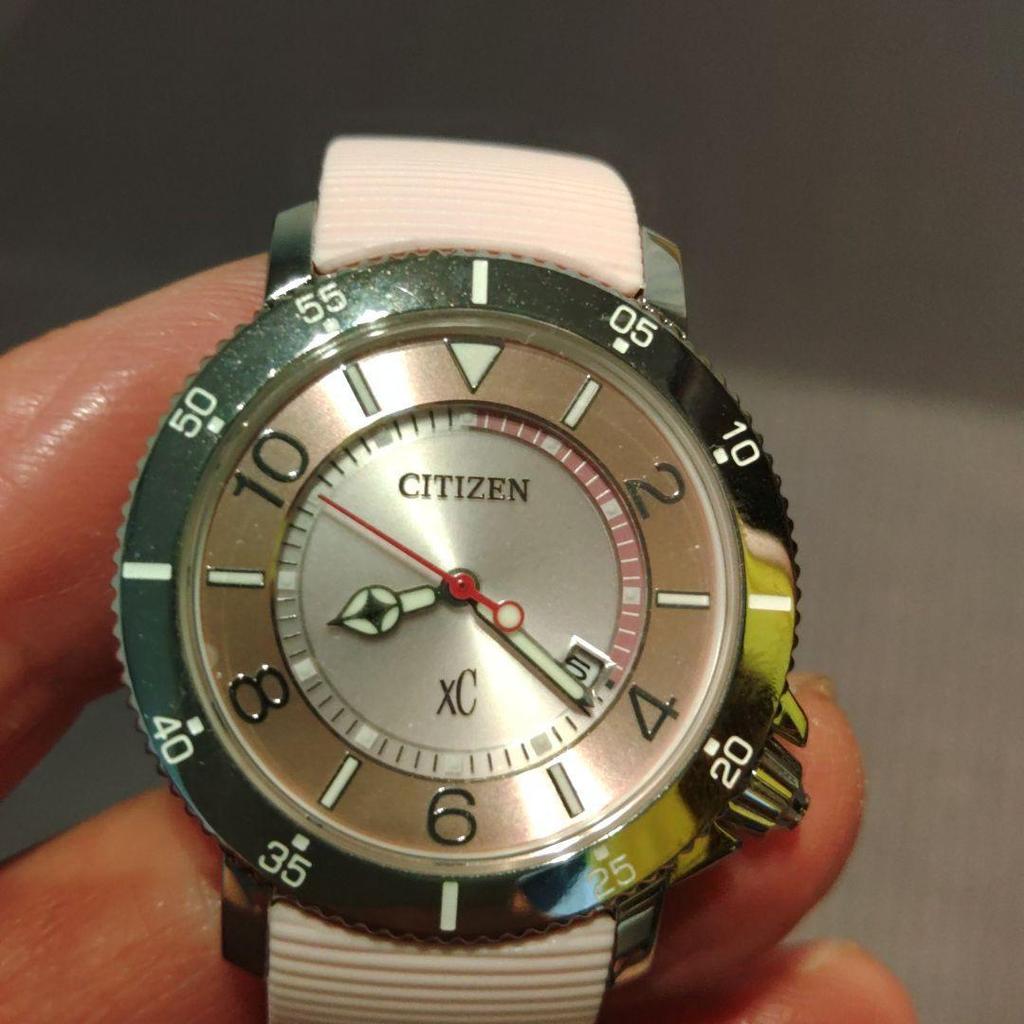 Used CITIZEN xC Eco-Drive Watch Pink