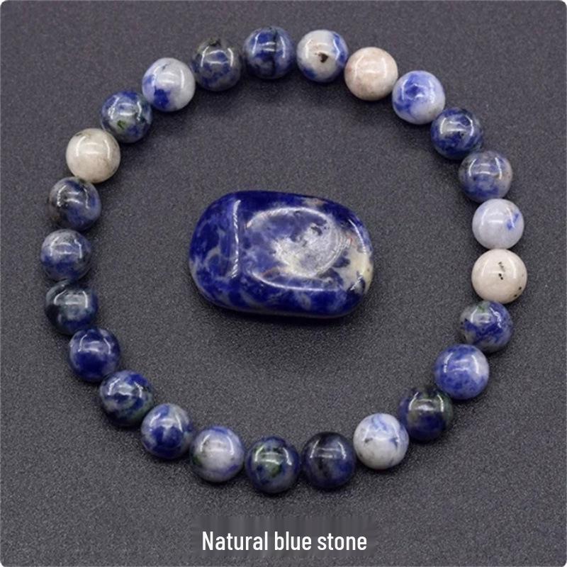 Jingde Jewelry Natural Agate Bracelet: Single-Loop Crystal Stone for Men and Women