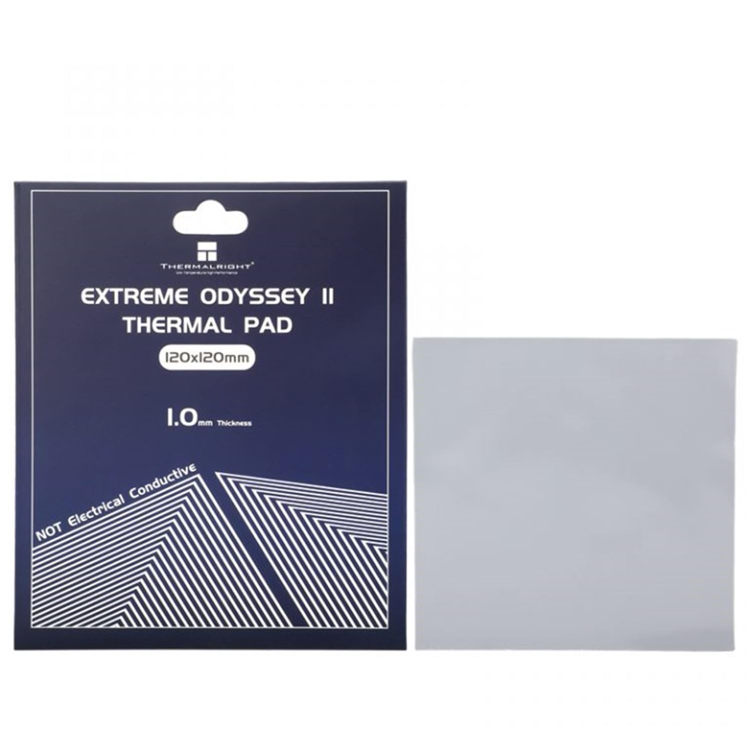 

Thermalright Thermal Pad EXTREME ODYSSEY II 120x120 Thermal Conductivity Official Japanese Distributor Multi-Purpose 1.0mm 12.8W/m-k сірий колір