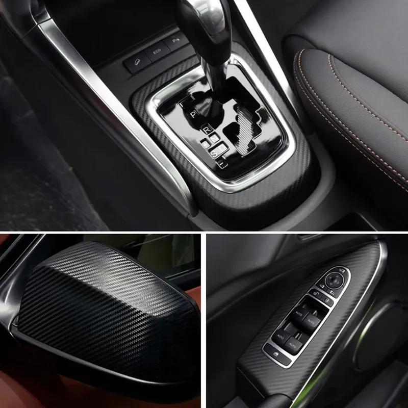 30*127cm Car Stickers and Decals 3D Carbon Fiber Vinyl Wrap Sheet Roll Protective  Film Auto Styling Exterior Accessories