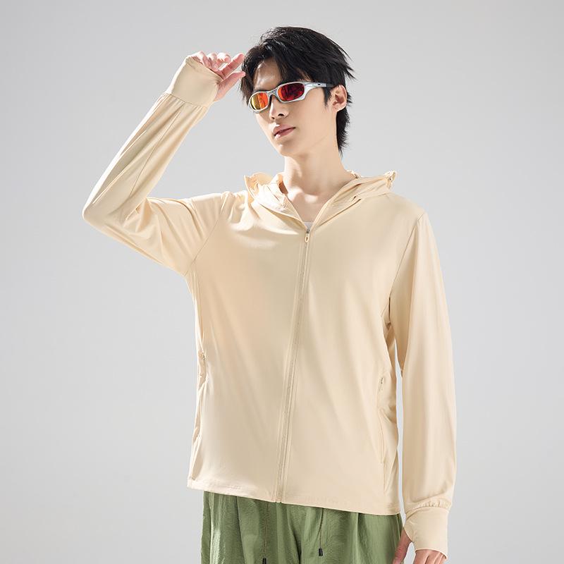 Unisex Ice Silk UV Protection Jacket - Trendy, Elastic, Casual for Mountaineering