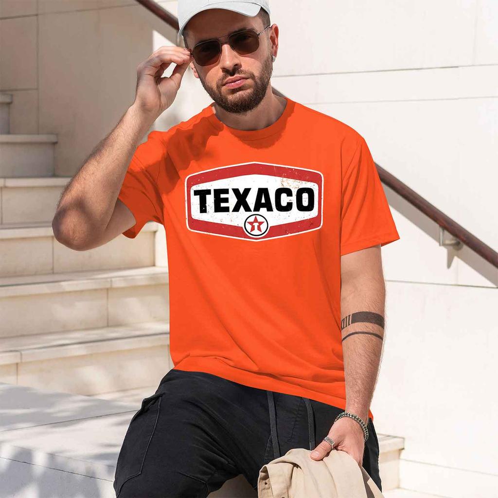 Texaco 2026 New Model Unisexs Shortsleeve Crewneck Tshirt Classic Casual Multiple Colors And Sizes For Daily Wear Allday Comfor