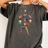 Pride Rainbow Clown T-Shirt - Colorful Jester with Flag Unisex Tee - LGBTQ Circus Gift