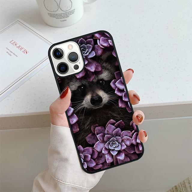 Raccoon Unique Design Phone Case For iPhone 17 Air 13 12 14 15 16  Cover For Apple 14 15 16 Pro Max Plus Coque