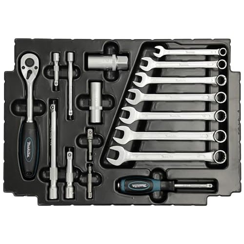 Makita 120-piece maintenance set in Makpac case E-08713