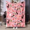 Cozy Christmas Gnome Flannel Throw Blanket  Soft Warm  Versatile for Napping Sofa Office Bed Camping  AllSeason Comfort