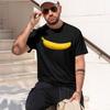 2026 New Model Summer Unisexs Tshirt High Quality 100 Cotton Funny Banana Printing Casual Loose Oneck Unisex Short Sleeve Tshirt