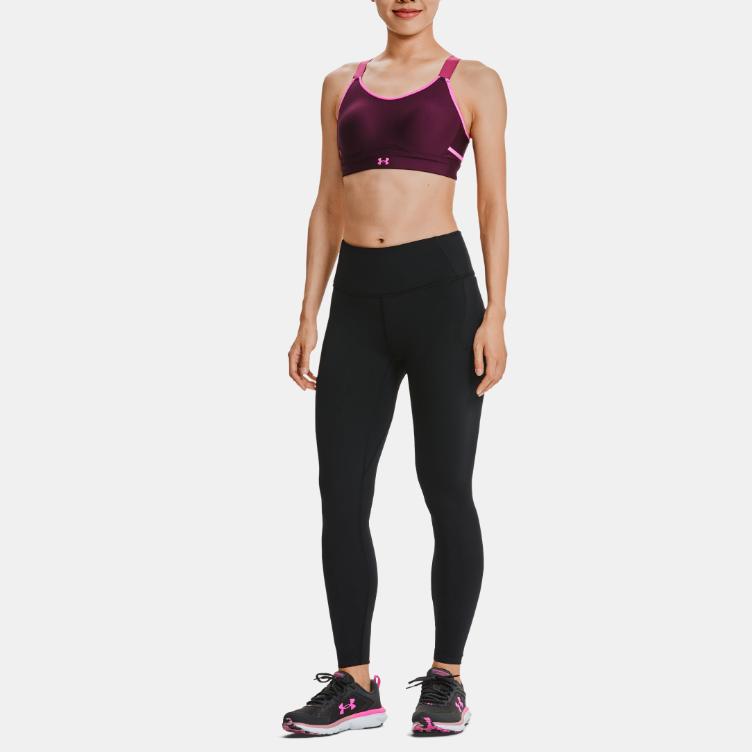 Under Armour Meridian Casual Breathable Tight Fitness Pants Women pants Black 1355916-001