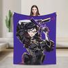 Bayonettas Lady 3  Blankets Flannel Summer Air Conditioning  Portable Thin Throw Blanket for Bedding Bedroom Bedspreads