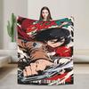 Attacks On Titans Anime Blanket Quality Soft  Throw Blanket Winter Camping Bedroom Funny Bedspread