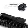 WADSN M600C Type Scout Flashlight with Remote and Push Switch, 20mm Rail Compatible, 600 Lumens, Airsoft Tactical Light (Black)