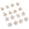 5Pcs Resin Mini Flower Pendant Charms for Necklace Bracelet DIY Jewelry Craft Making