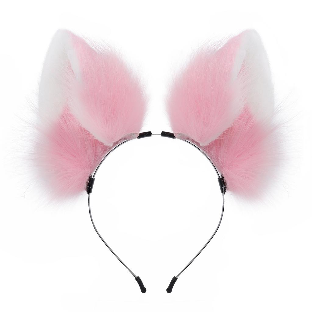 Halloween Handmade Beast Ear Headband Cat Lady Ears Cos Fox Ears Headgear Cute Plush Cat Ears Headband