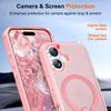 For iPhone 17 Case Compatible with MagSafe Kickstand TPU+PC Drop Protection Phone Cover