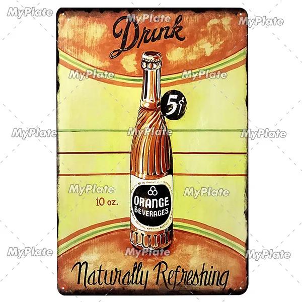 KALTEN BIER Metall Zeichen Vintage Plaque Alkohol Zinn Zeichen Platte Wand-dekor Für Bar Club Mann Cave Kunst Malerei  geschenk