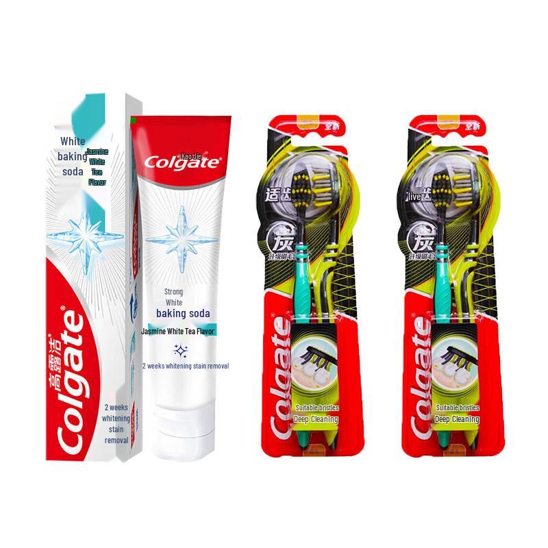 Colgate Enamel White Baking Soda Spearmint Toothpaste Set