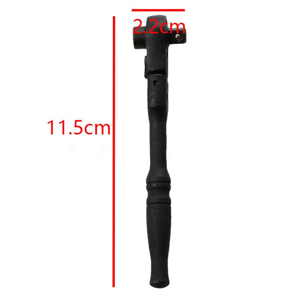 

Ratchet Handle 2in1 Multi-Purpose Reversible Resilient Head Ratchet Wrench 1/4 Hand Tools Tool Accessories Professional Tools чорний
