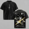 Hiromi Higuruma Jujutsu Kaisen Bedrucktes T-Shirt Für Herrenbekleidung Anime Gewaschenes Oversized T-Shirt Kurzarm Baumwoll-T-Shirts Tops