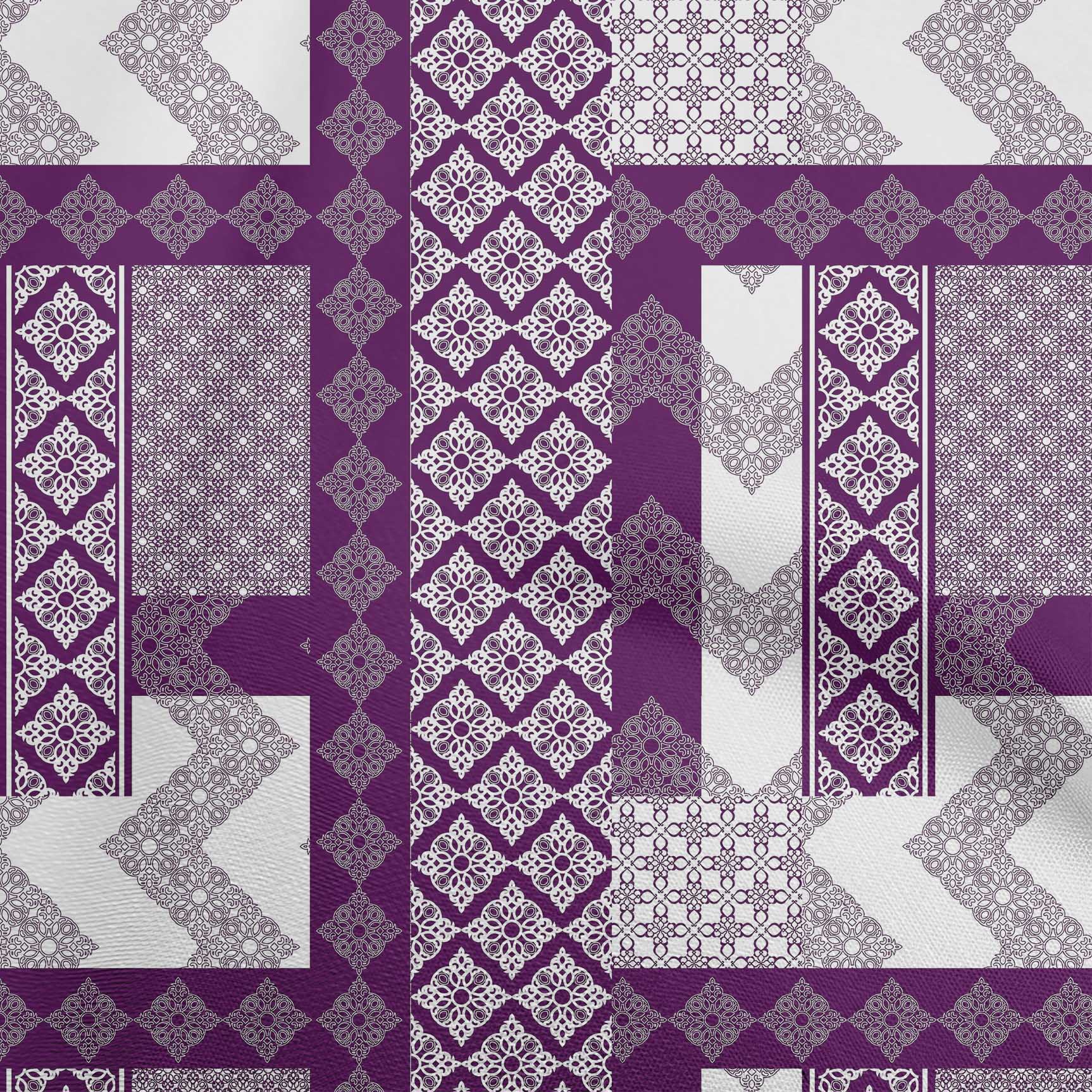 

oneOone Бавовняна гнучка Baby Blue Fabric Block Одяг своїми руками Тканина для стьобання Тканина з принтом на двір 40 дюймів 42 Inch Wide - Viscose Chiffon винний