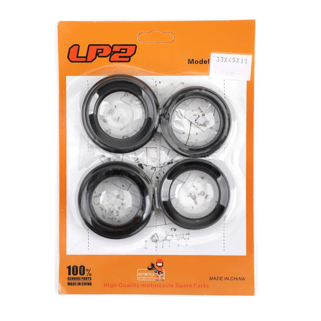 Bruce & Shark Fork Seal Dust Kit for Yamaha YZ80 BW200 TW225 TW125 TZR50 TZR125 1983-2018