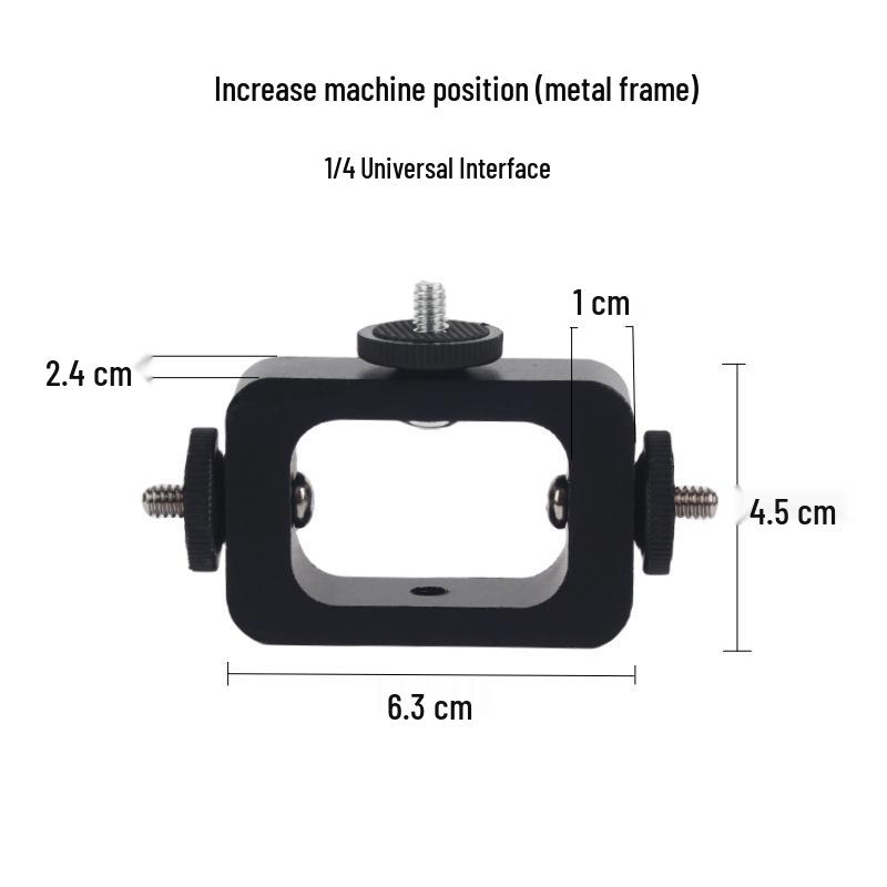 Universal Phone Clip & Tripod Stand with Rotating Head and Horizontal/Vertical Positioning