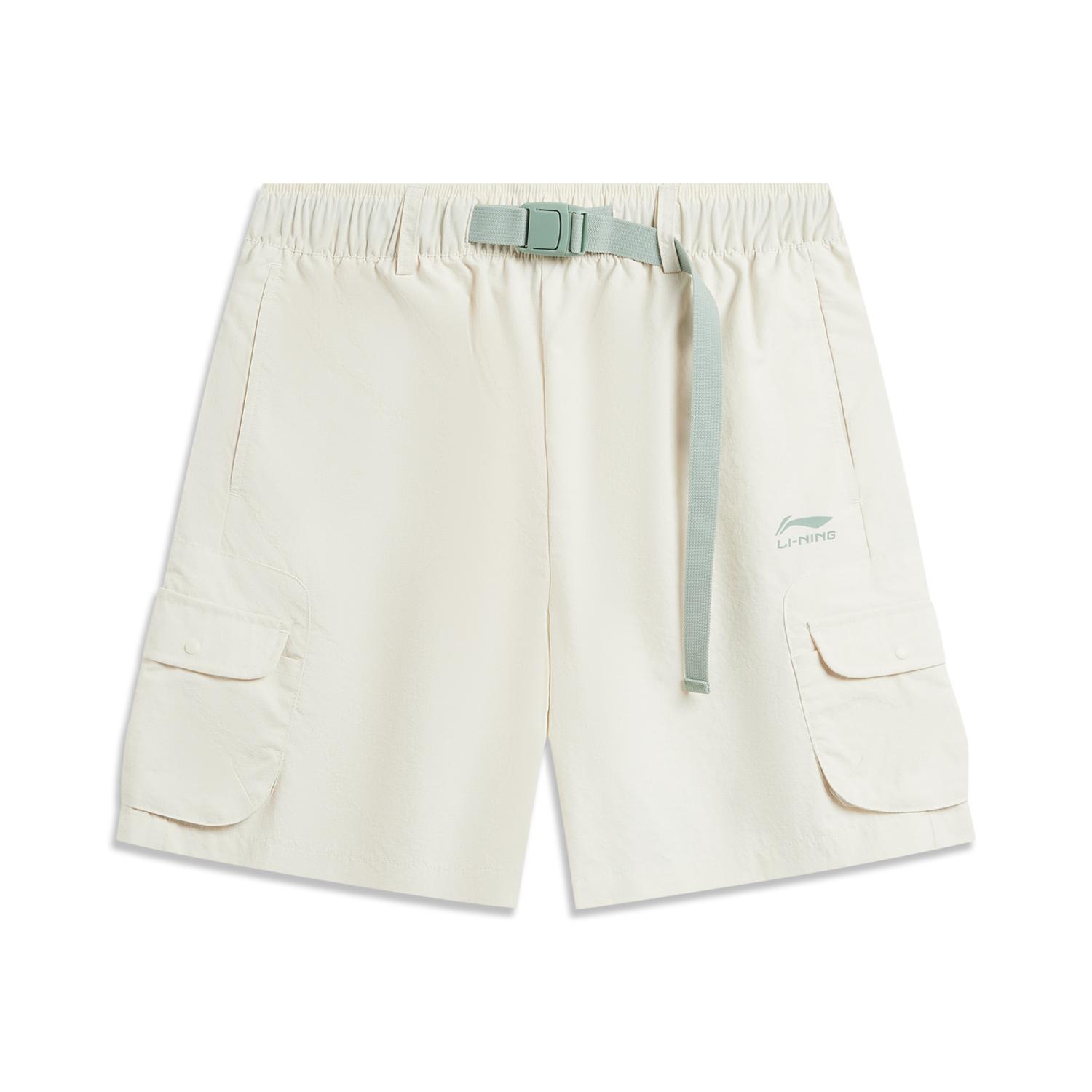 Li Ning Серия спортивного образа жизни Принт с буквами Повседневные шорты Женские шорты AKSW232-1 XS