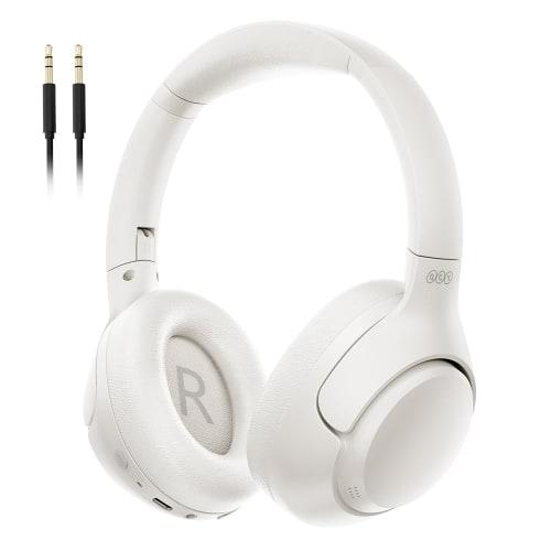QCY H3 Wireless Headphones, Noise Cancelling, Bluetooth 5.3, High-Resolution Audio Support (AUX Connection), Noise Reduction Up To 43dB, Dual Use, Wir