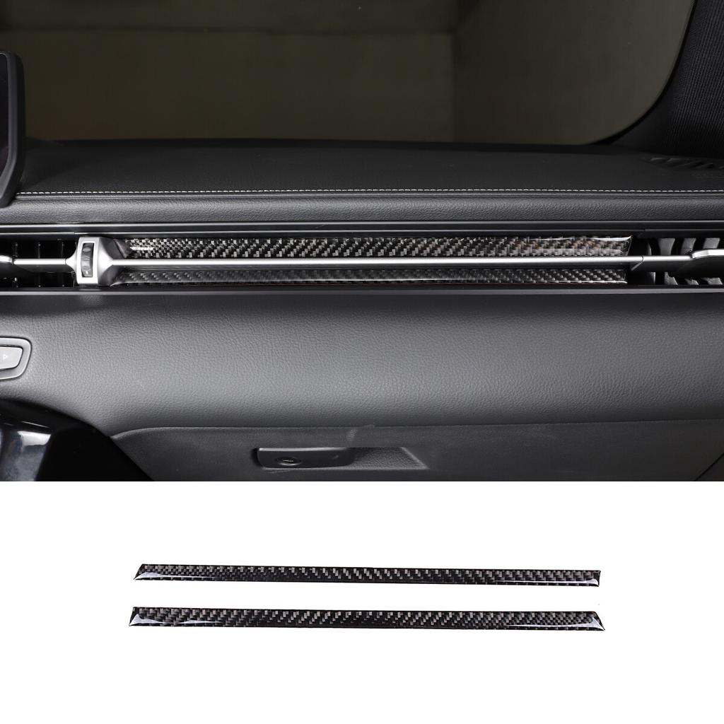 Carbon Fiber Co-pilot Position Dashboard Trim Cover For Toyota Supra19-24