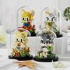 Bunny Creative Flower Animal Characters Building Blocks Set For Children Fun