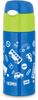 Thermos Water Vacuum Insulated Straw Blue For For Going To Kindergarten And For Cooling BLGR Bottle, Bottle, 400ml, Green, Children, School, Only,