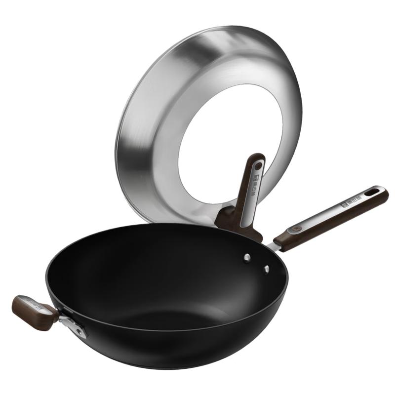 Kangbach KGJ-C32G 32cm Cast Iron Wok