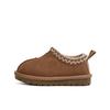 XSHX retro [ethnic style] children's leather snow boots winter thickened boys and girls one pedal 239111