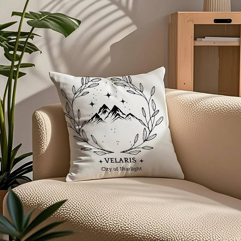 Веларис Город Звездного Света Наволочка Уют Диван-кровать Шелковистый элегантный Скрытая молния Индивидуальная Декоративная наволочка 30cmx30cm