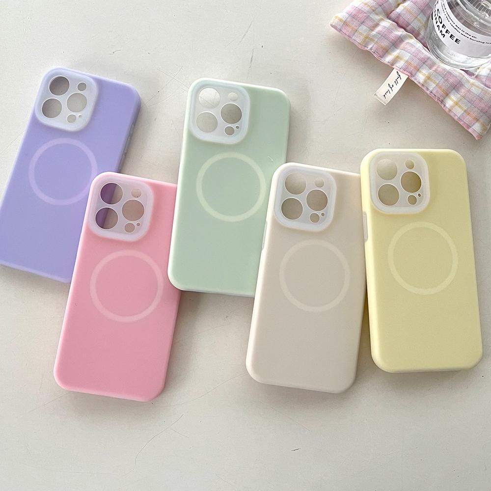 Fluorescent Jelly Liquid Silicone Phone Case For iPhone 17 16 15 13 12 11 14 Pro Max Plus For Magsafe Wireless Charging Cover