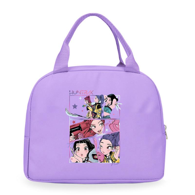 Cartoon Animation Academy Meal Bag Student Thermal Insulation Lunch Box Bag Office Workers Handheld Bento Bag